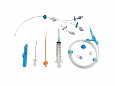 НАБІР ДЛЯ ВСТАНОВЛЕННЯ ЦЕНТРАЛЬНОГО ВЕНОЗНОГО КАТЕТЕРА (трьохканальний)